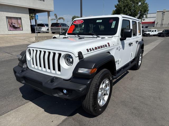 used 2021 Jeep Wrangler Unlimited car, priced at $35,585