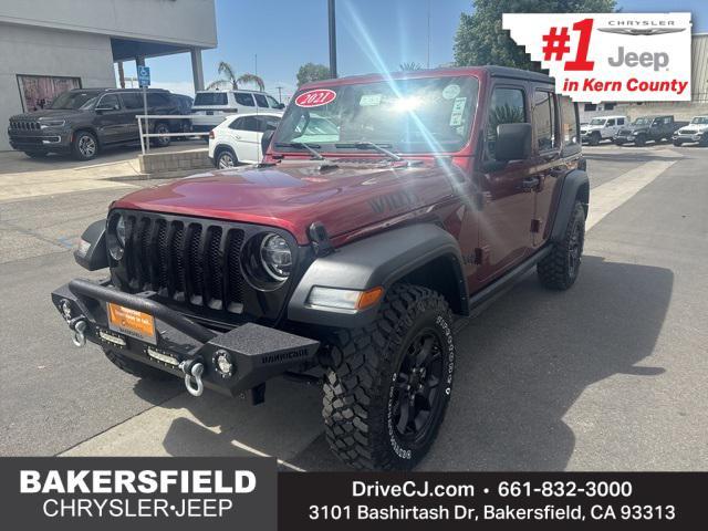used 2021 Jeep Wrangler car, priced at $36,585