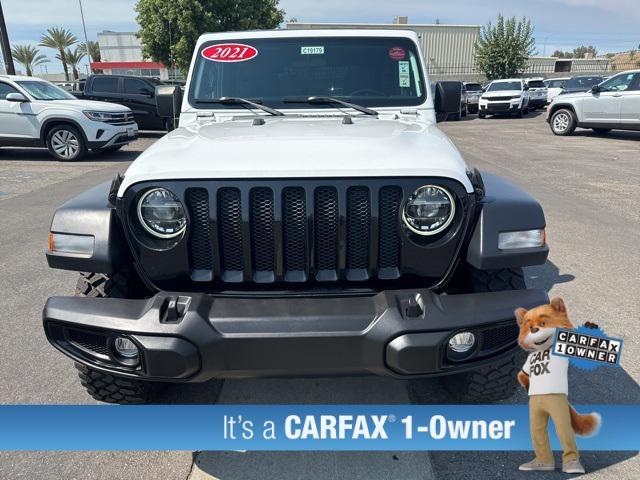 used 2021 Jeep Wrangler car, priced at $33,980