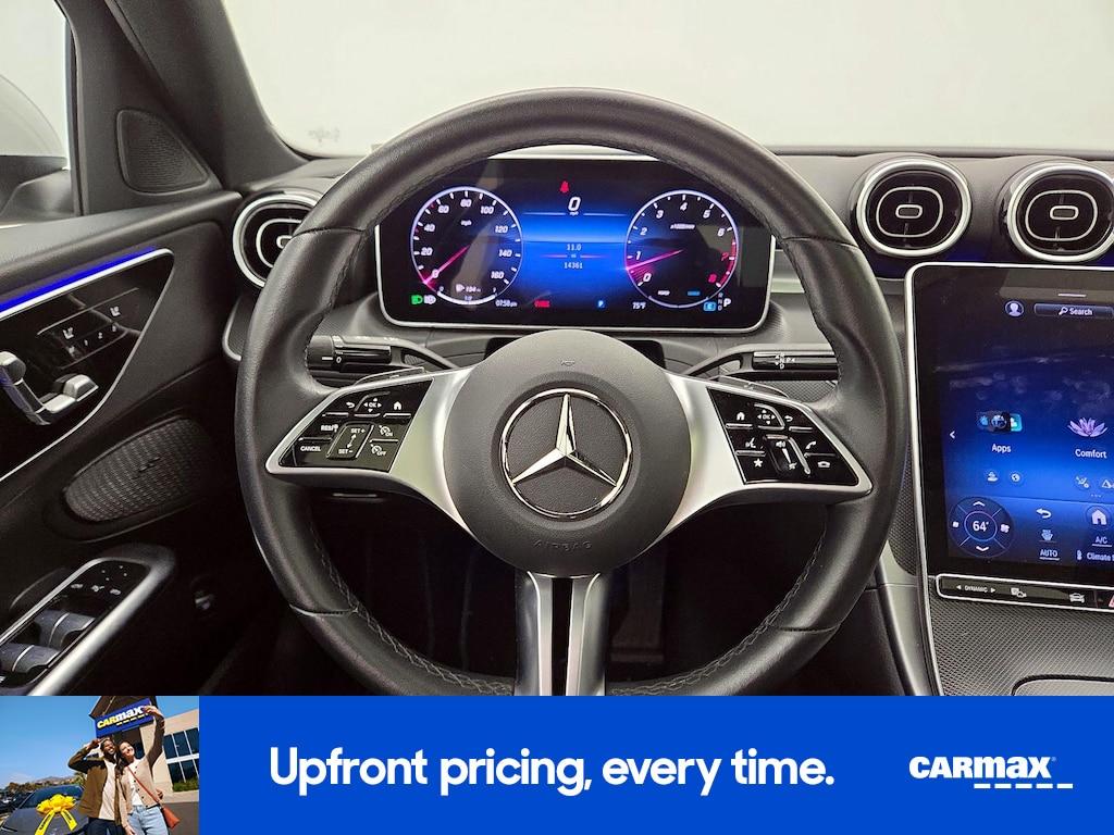 used 2024 Mercedes-Benz C-Class car, priced at $36,998