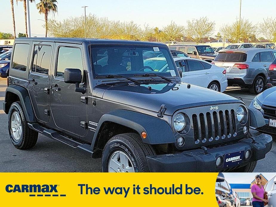 used 2018 Jeep Wrangler JK Unlimited car, priced at $26,998