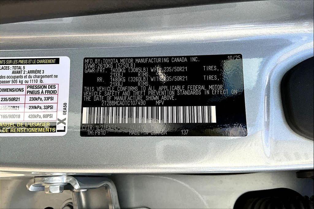 new 2026 Lexus RX 350 car, priced at $61,098