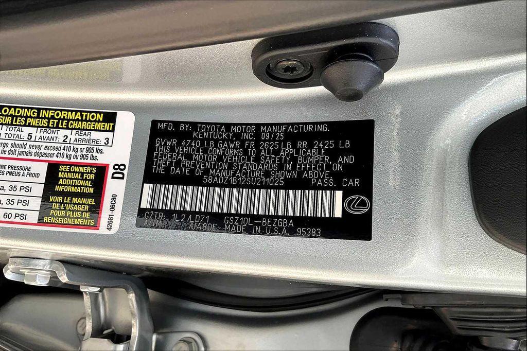 new 2025 Lexus ES 350 car, priced at $50,149