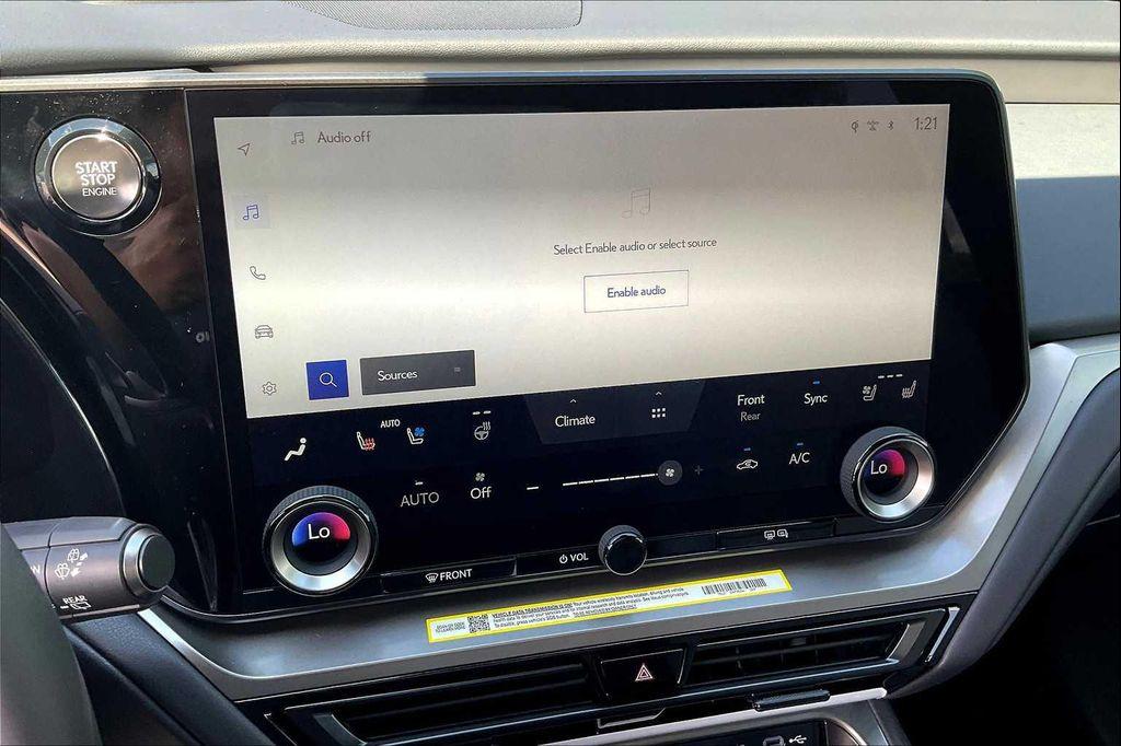 new 2026 Lexus TX 350 car, priced at $66,883