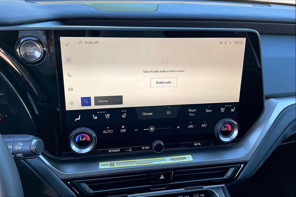 new 2026 Lexus TX 350 car, priced at $71,748