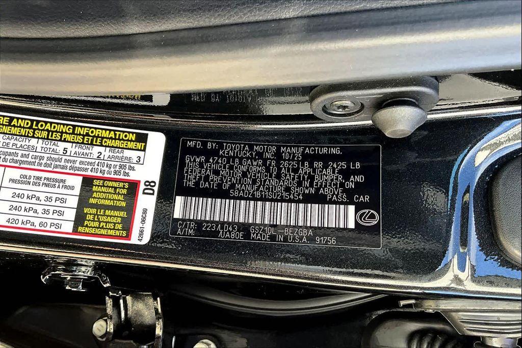 new 2025 Lexus ES 350 car, priced at $49,149