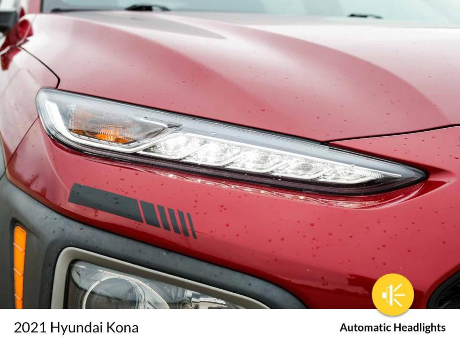 used 2021 Hyundai Kona car, priced at $16,200