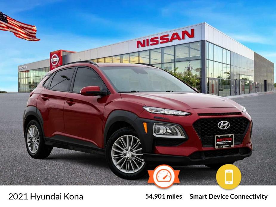 used 2021 Hyundai Kona car, priced at $16,200