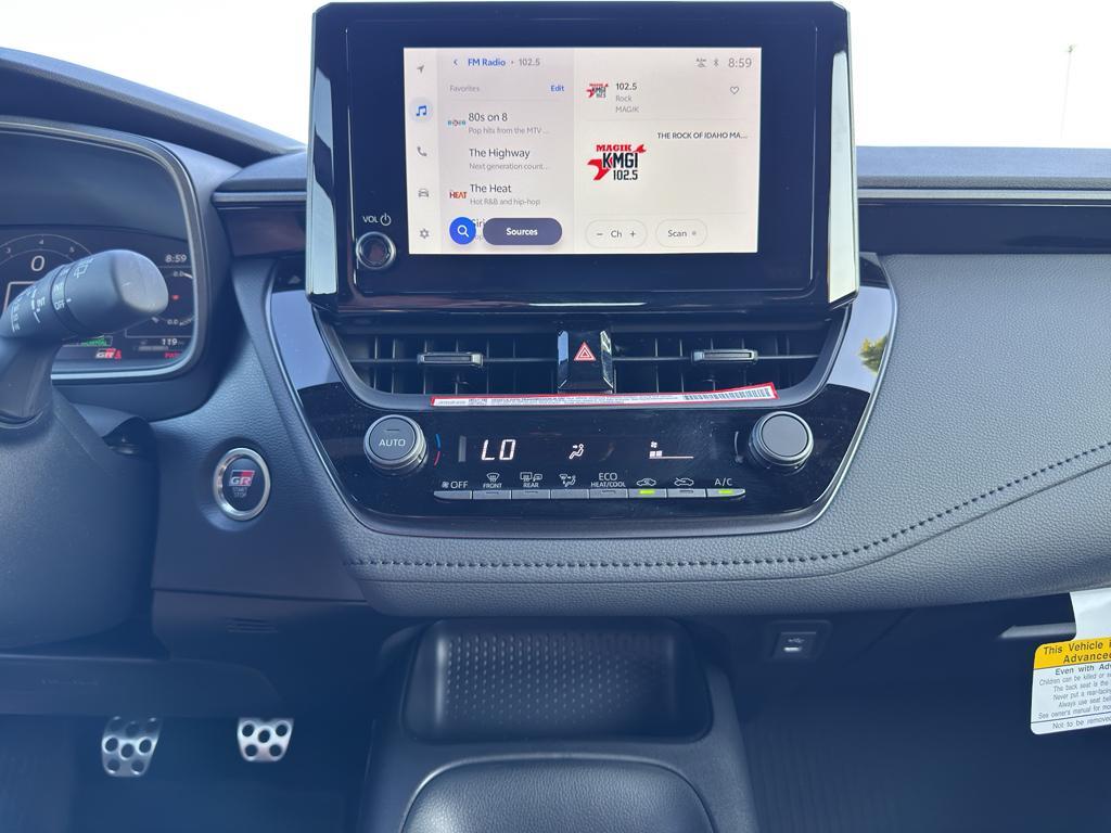 new 2025 Toyota GR Corolla car, priced at $40,280
