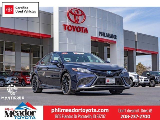 used 2021 Toyota Camry Hybrid car, priced at $32,955