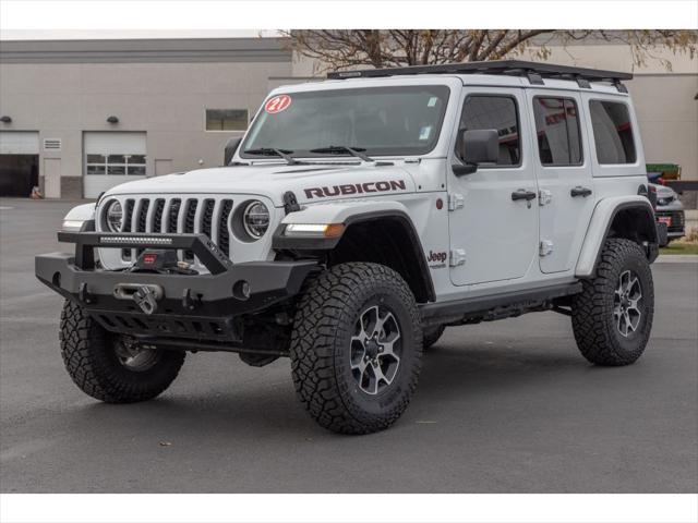 used 2021 Jeep Wrangler Unlimited car, priced at $44,875