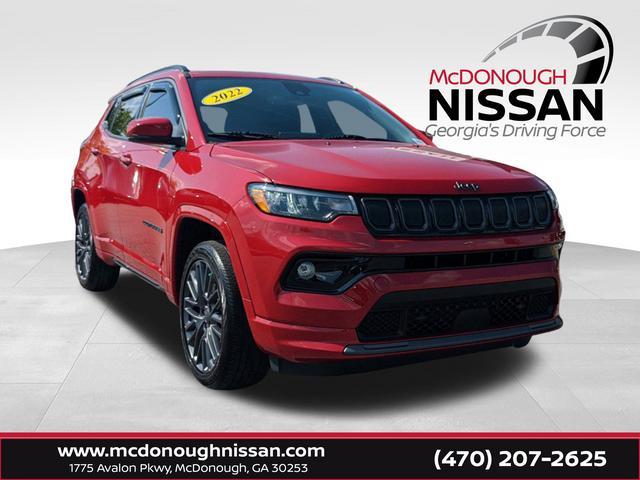 used 2022 Jeep Compass car, priced at $27,362