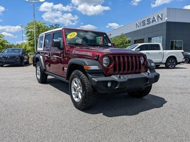 used 2021 Jeep Wrangler Unlimited car, priced at $33,965