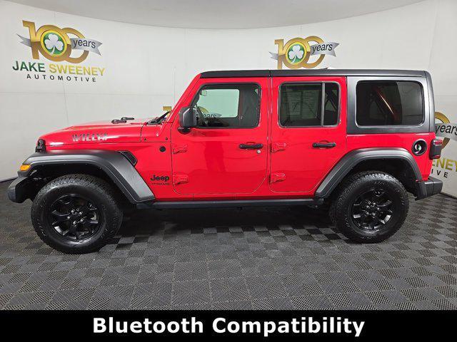 used 2021 Jeep Wrangler car, priced at $31,499