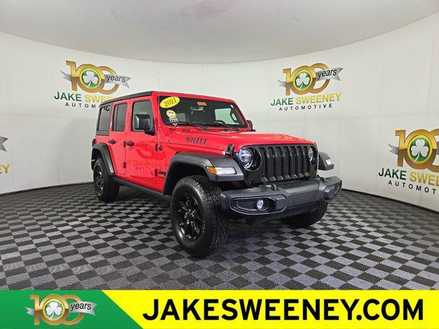 used 2021 Jeep Wrangler car, priced at $31,499