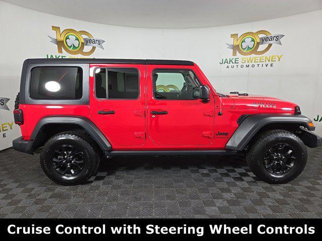 used 2021 Jeep Wrangler car, priced at $31,499