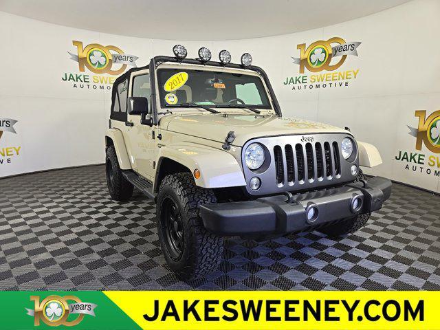 used 2017 Jeep Wrangler car, priced at $18,988