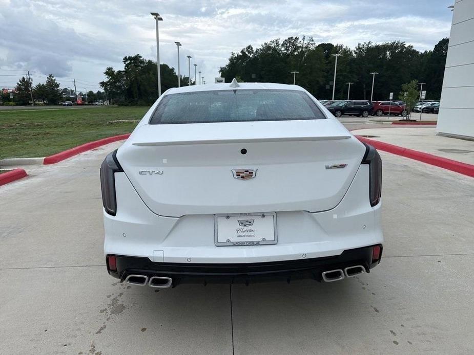 new 2025 Cadillac CT4-V car, priced at $55,430