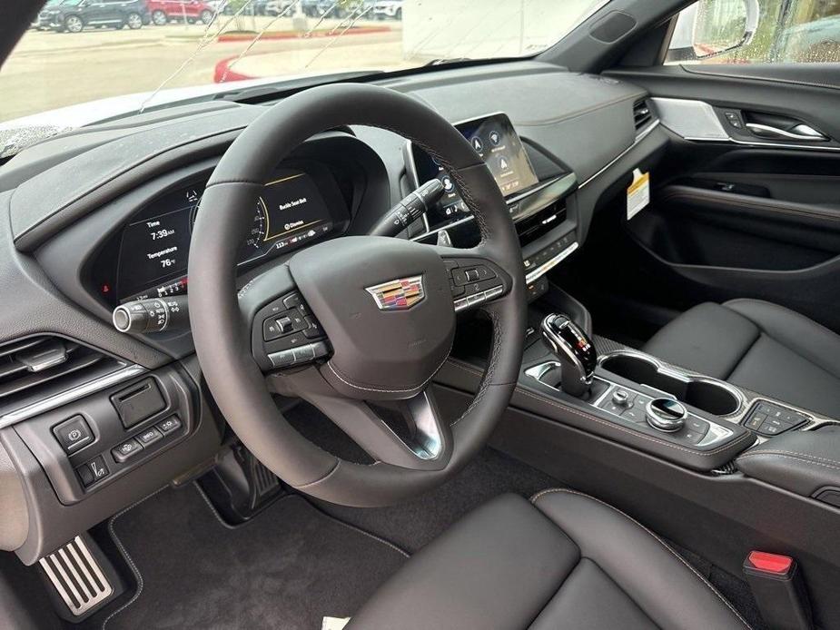 new 2025 Cadillac CT4-V car, priced at $55,430