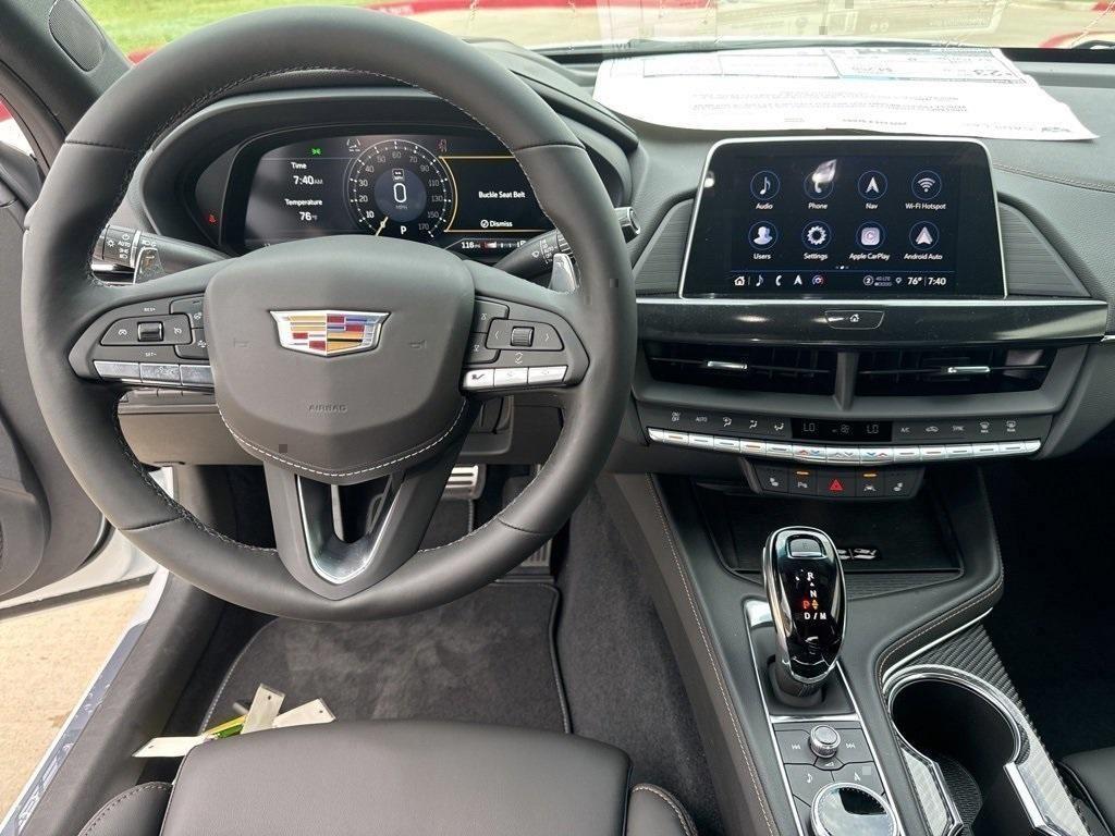 new 2025 Cadillac CT4-V car, priced at $55,430