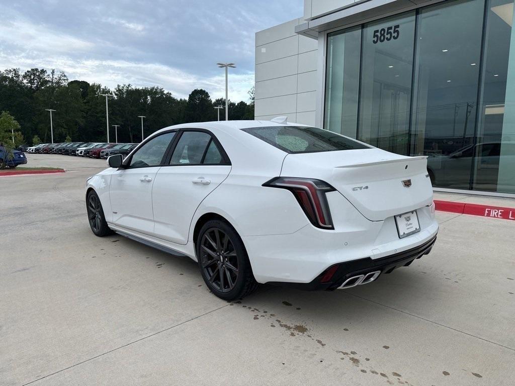 new 2025 Cadillac CT4-V car, priced at $55,430