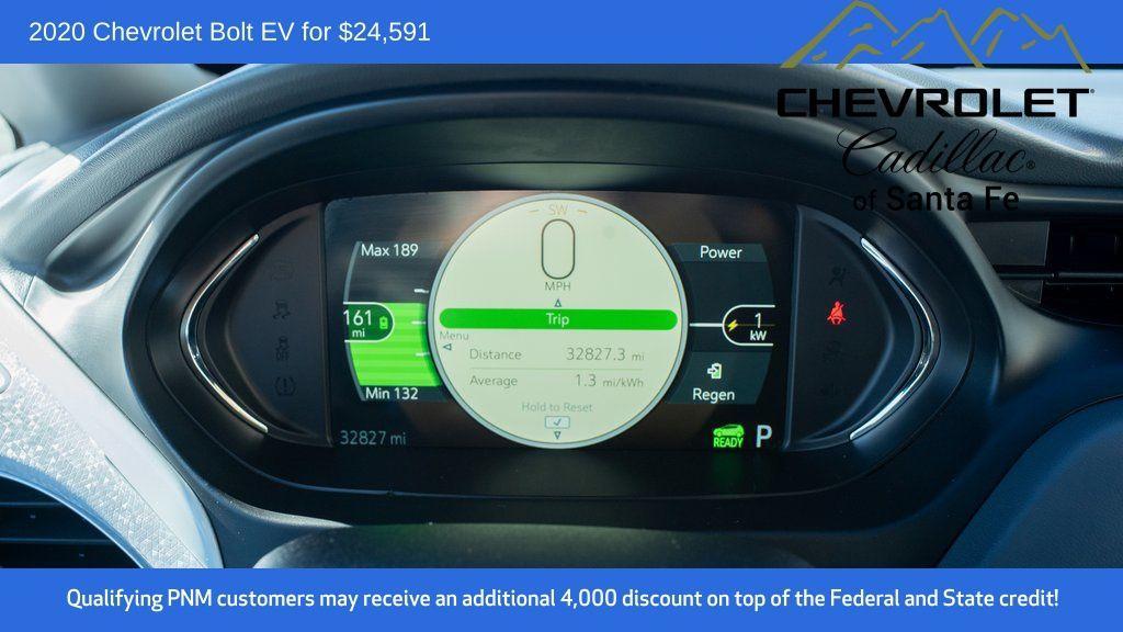 used 2020 Chevrolet Bolt EV car, priced at $24,591