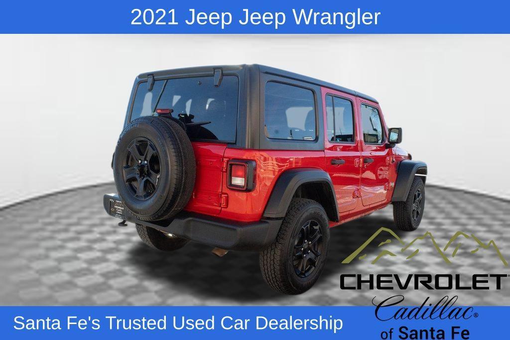 used 2021 Jeep Wrangler Unlimited car, priced at $31,991