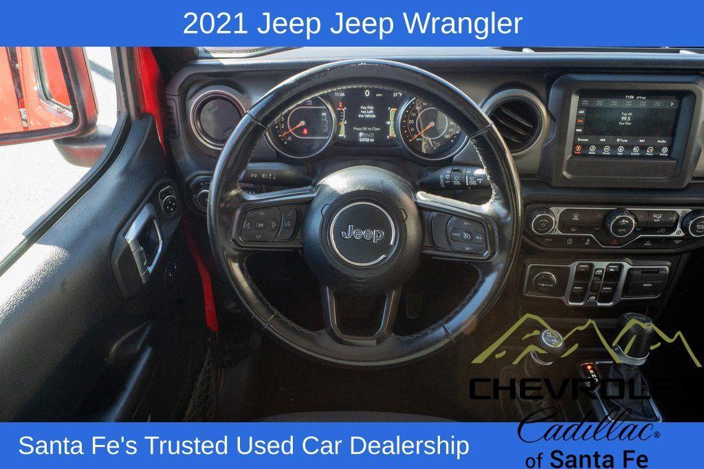 used 2021 Jeep Wrangler Unlimited car, priced at $31,991