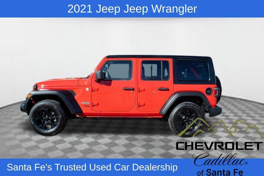 used 2021 Jeep Wrangler Unlimited car, priced at $31,991