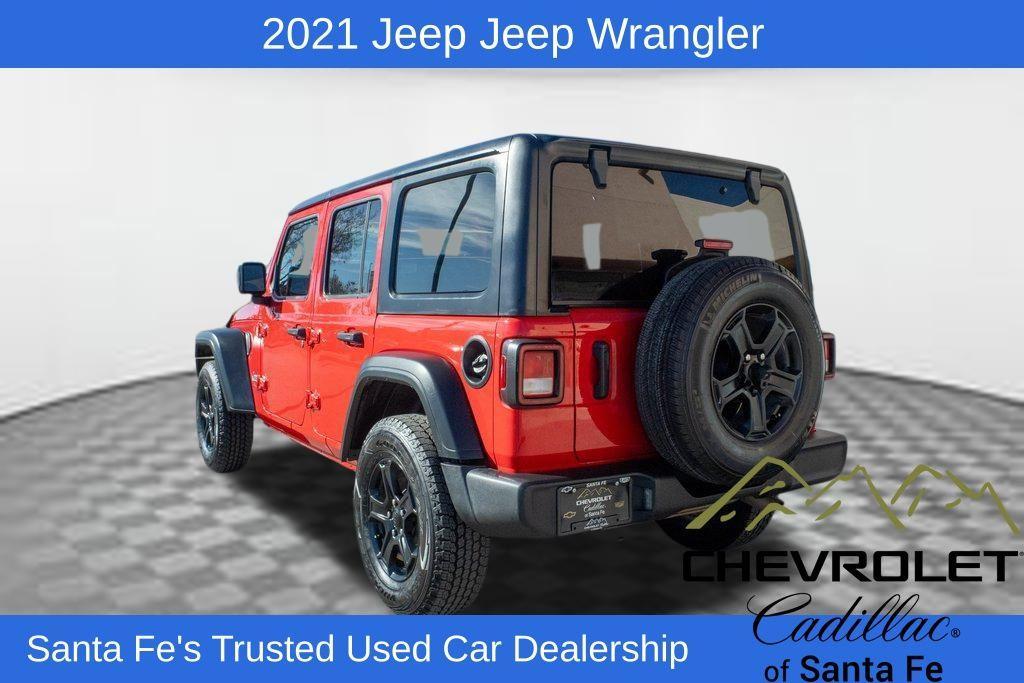 used 2021 Jeep Wrangler Unlimited car, priced at $31,991