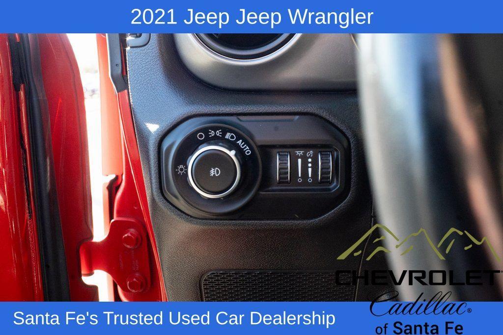 used 2021 Jeep Wrangler Unlimited car, priced at $31,991