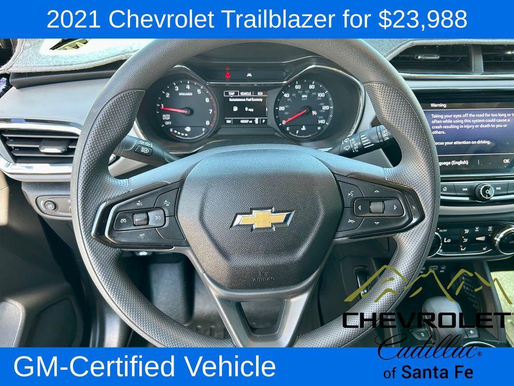 used 2021 Chevrolet TrailBlazer car, priced at $23,988