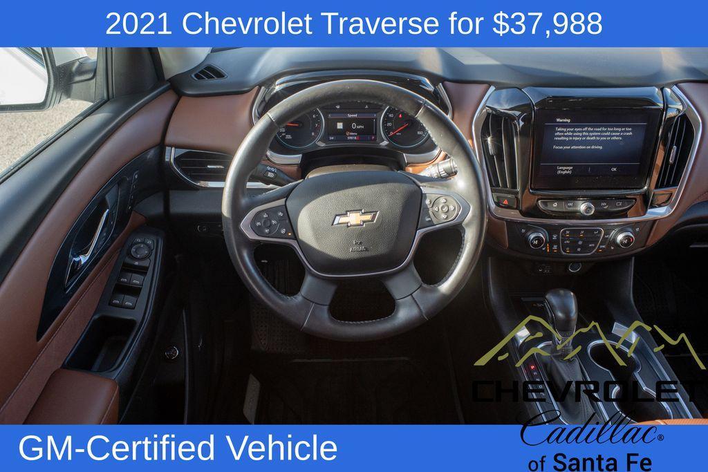 used 2021 Chevrolet Traverse car, priced at $37,988