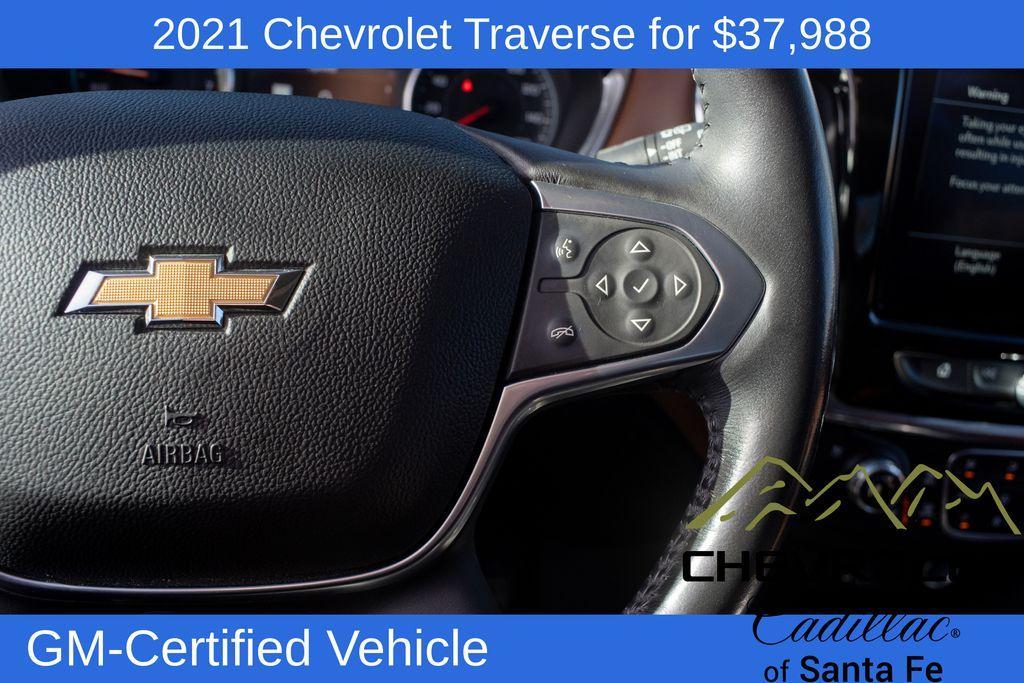 used 2021 Chevrolet Traverse car, priced at $37,988