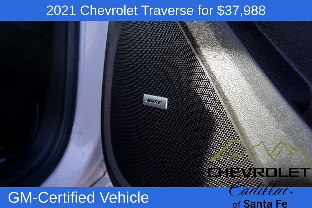 used 2021 Chevrolet Traverse car, priced at $37,988