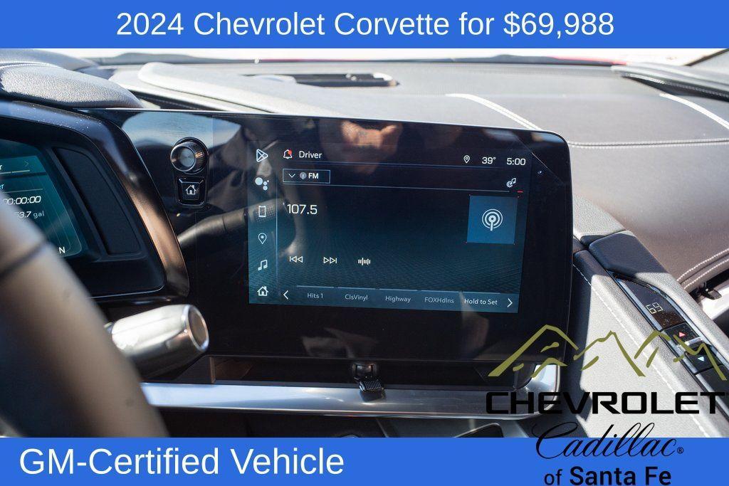 used 2024 Chevrolet Corvette car, priced at $69,988