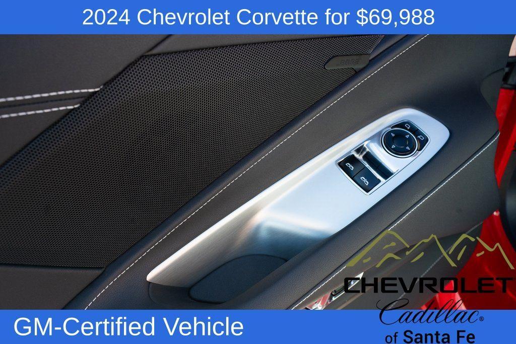 used 2024 Chevrolet Corvette car, priced at $69,988