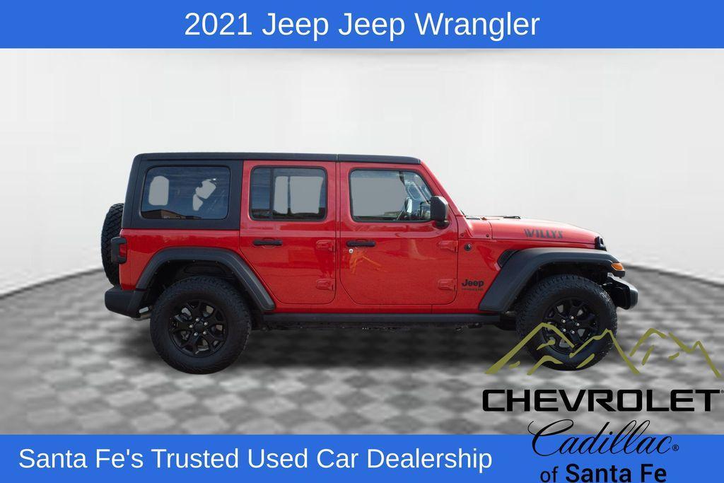 used 2021 Jeep Wrangler Unlimited car, priced at $29,991