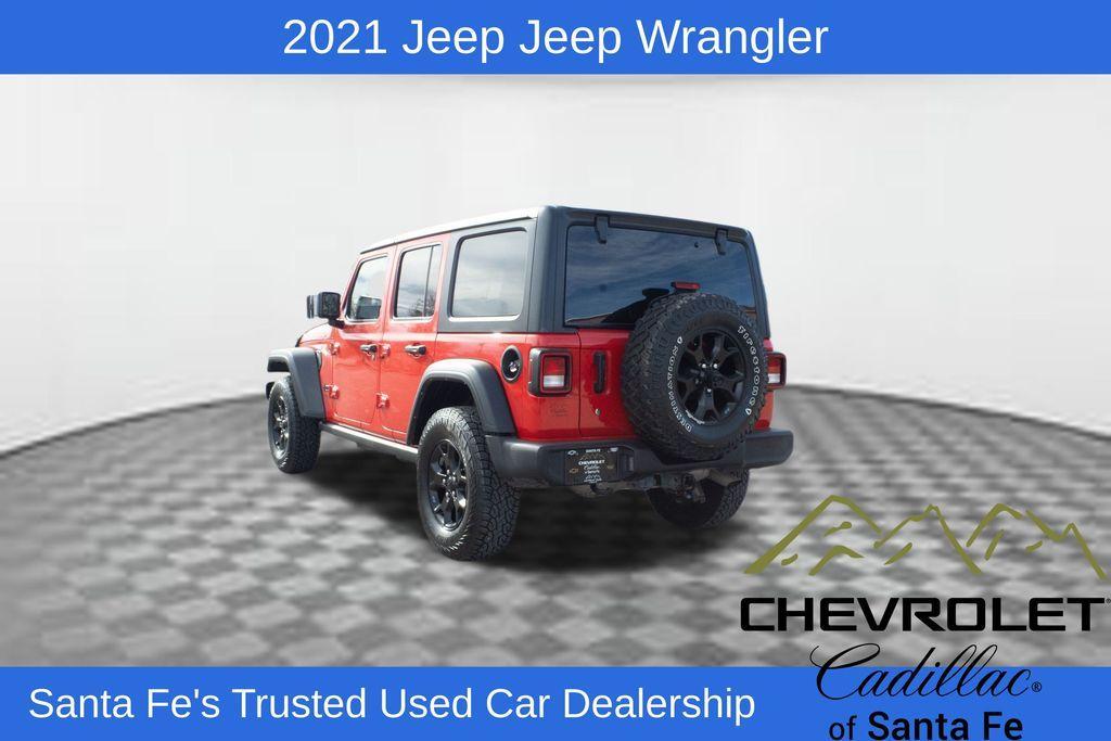 used 2021 Jeep Wrangler Unlimited car, priced at $29,991