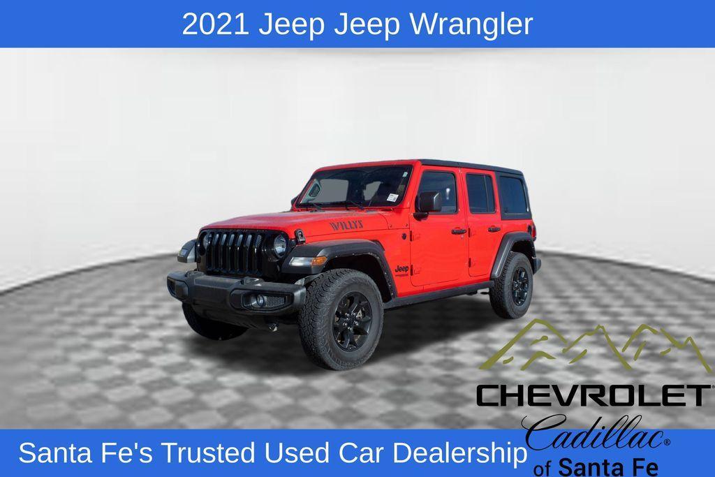 used 2021 Jeep Wrangler Unlimited car, priced at $29,991