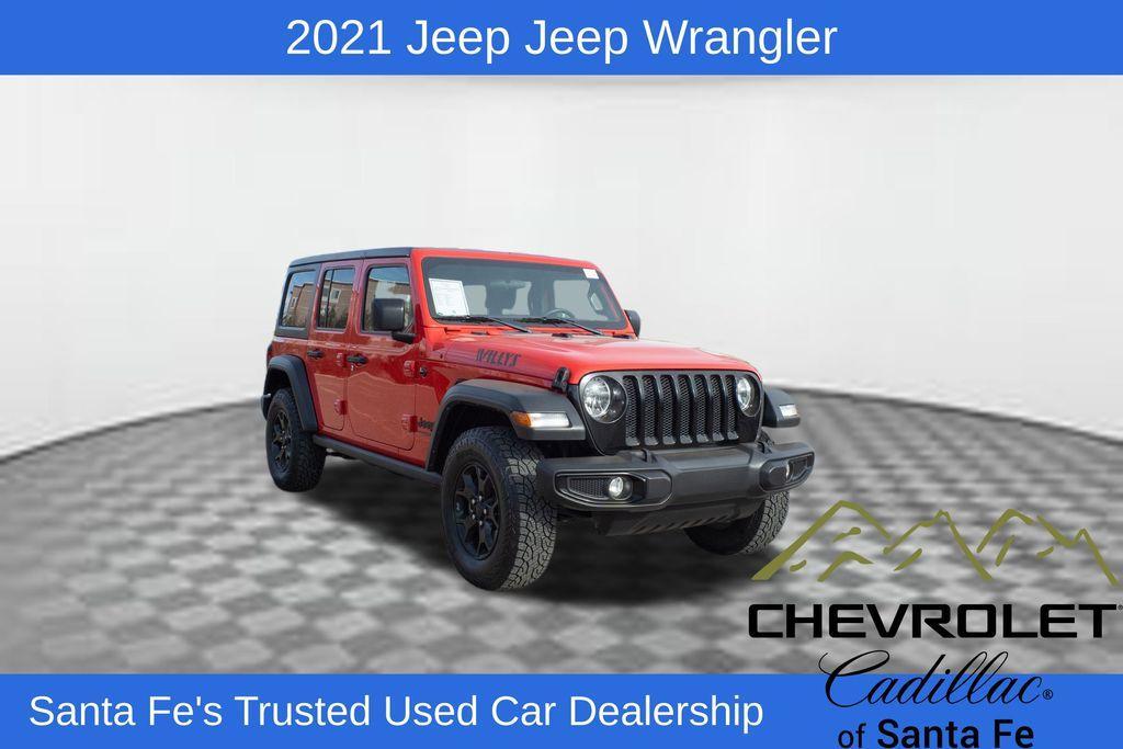 used 2021 Jeep Wrangler Unlimited car, priced at $29,991