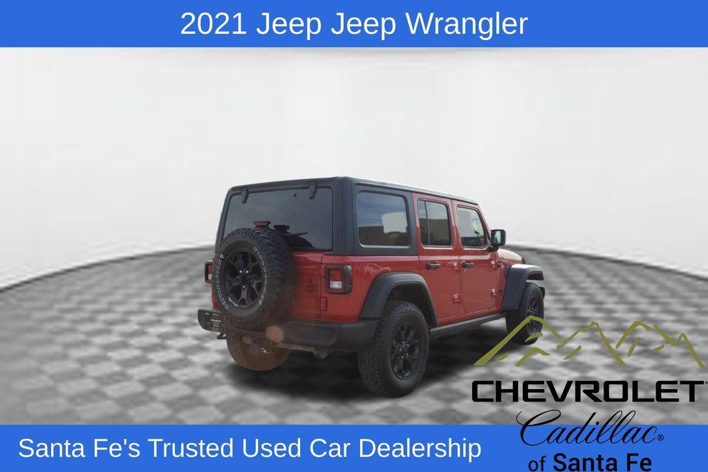 used 2021 Jeep Wrangler Unlimited car, priced at $29,991