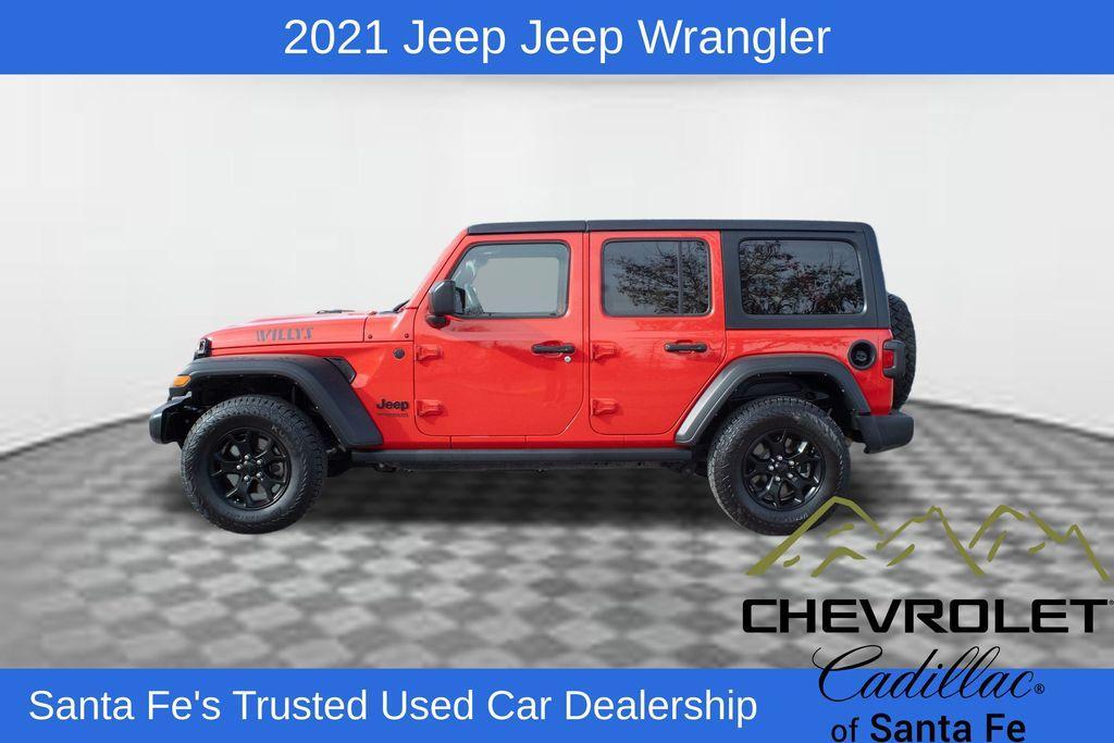 used 2021 Jeep Wrangler Unlimited car, priced at $29,991