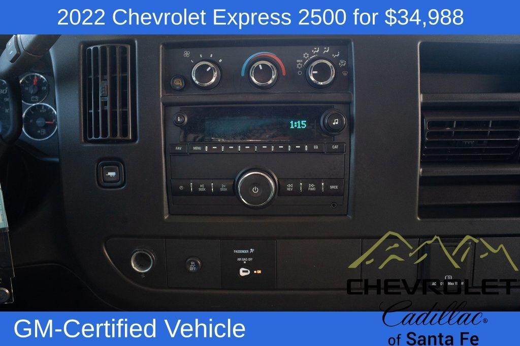 used 2022 Chevrolet Express 2500 car, priced at $34,988