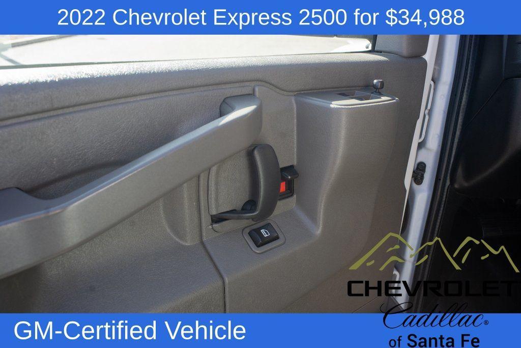 used 2022 Chevrolet Express 2500 car, priced at $34,988