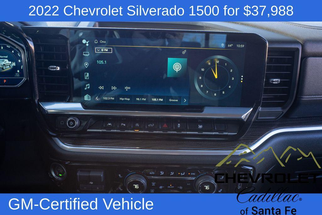 used 2022 Chevrolet Silverado 1500 car, priced at $37,988