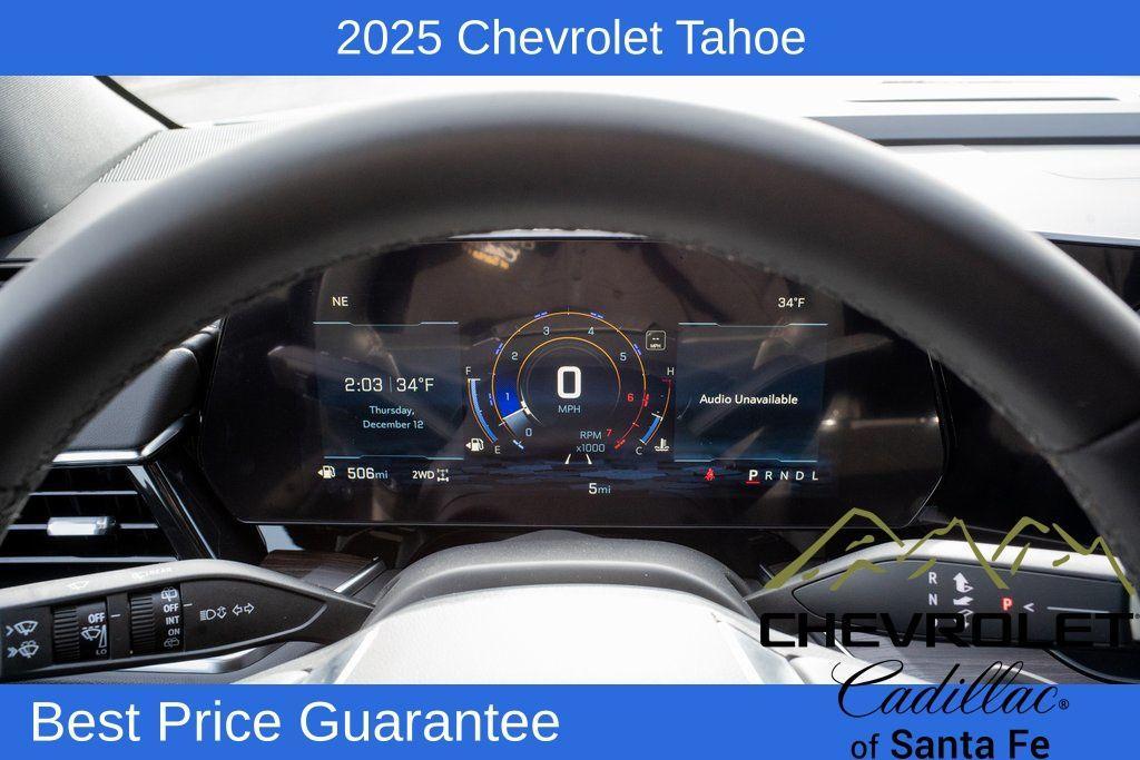 new 2025 Chevrolet Tahoe car, priced at $63,495