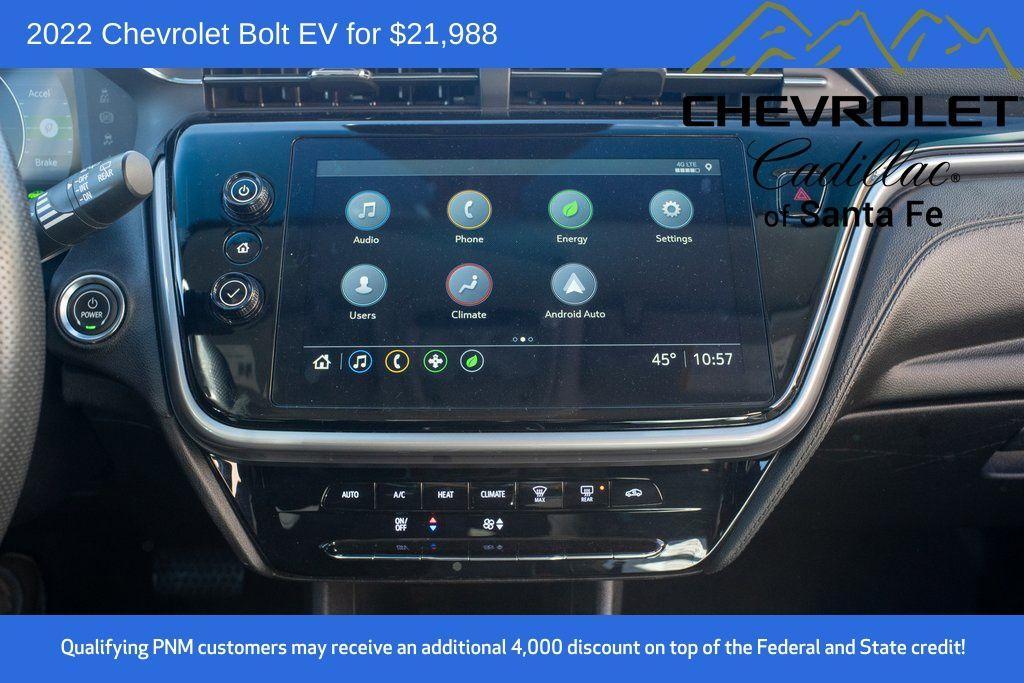 used 2022 Chevrolet Bolt EV car, priced at $21,988