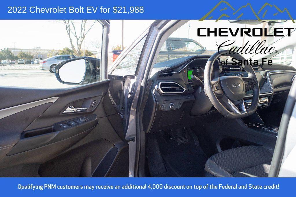 used 2022 Chevrolet Bolt EV car, priced at $21,988