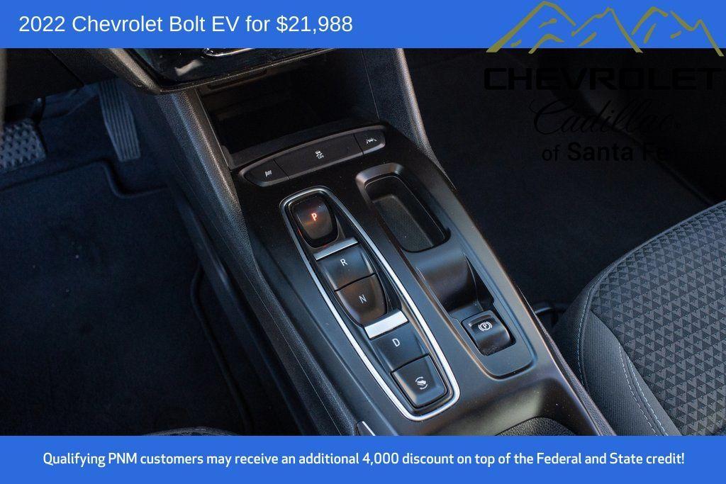 used 2022 Chevrolet Bolt EV car, priced at $21,988